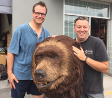 Daily Planet Show visiting Kodi the bear